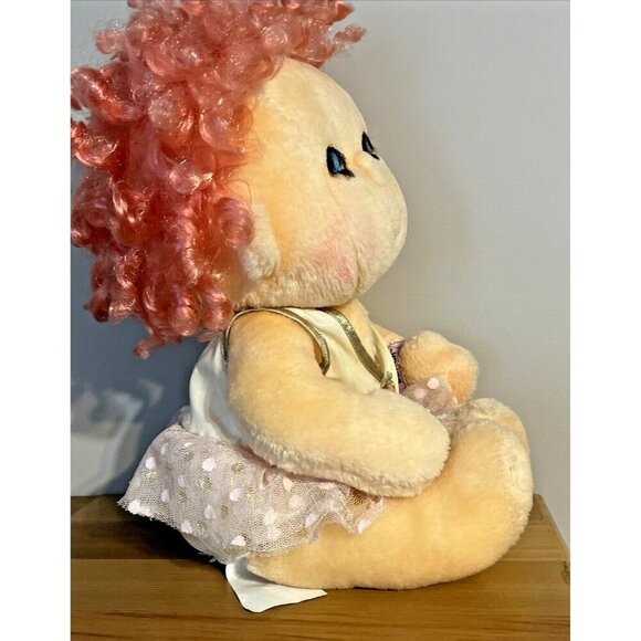 Vintage Kenner Hugga Bunch Huggins Doll Plush 1985 Original Clothing dress-READ - Picture 6 of 16